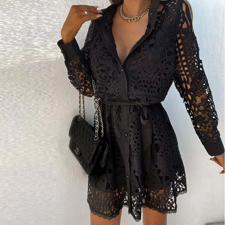 Women's Lace Midi Dress