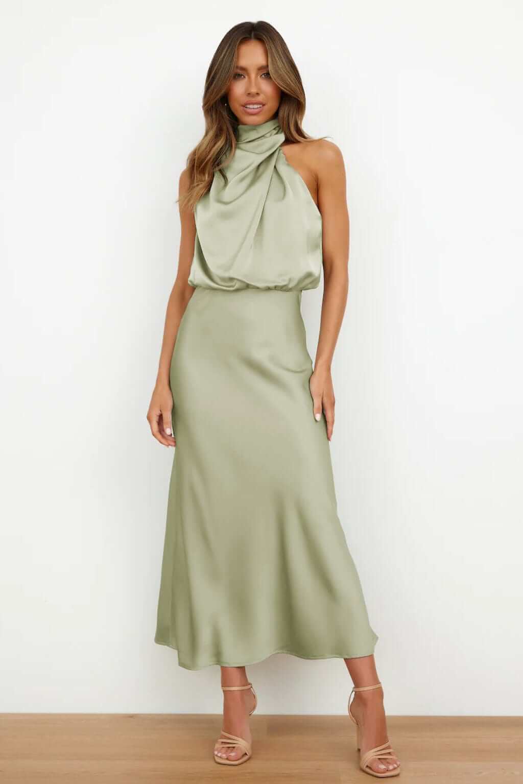 Women's Satin Evening Dress