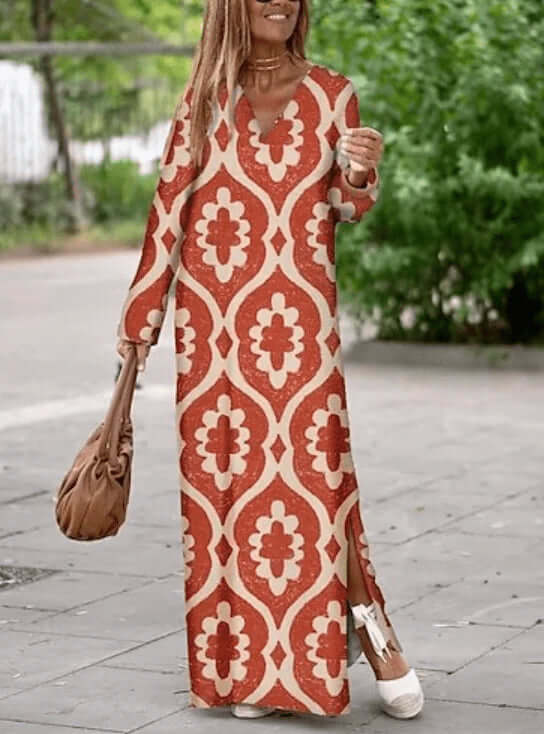 Summer Long Printed Dress