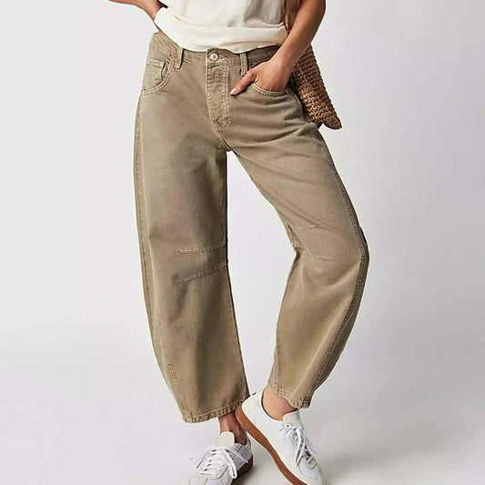 Women's Wide Leg High-Waisted Jeans