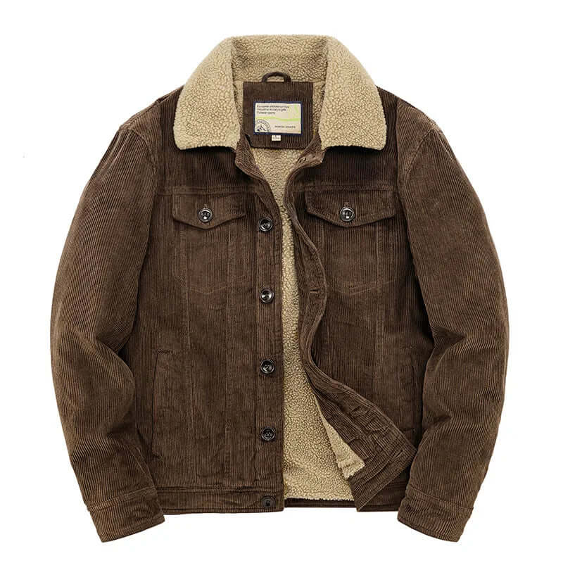 Men's Casual Corduroy Windbreaker Jacket