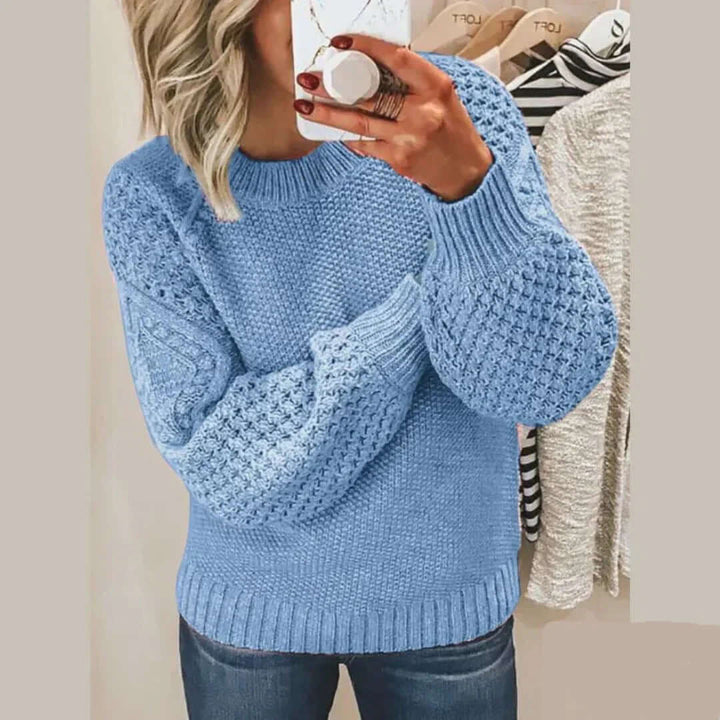 Women's Knitted Sweater - Long Sleeve