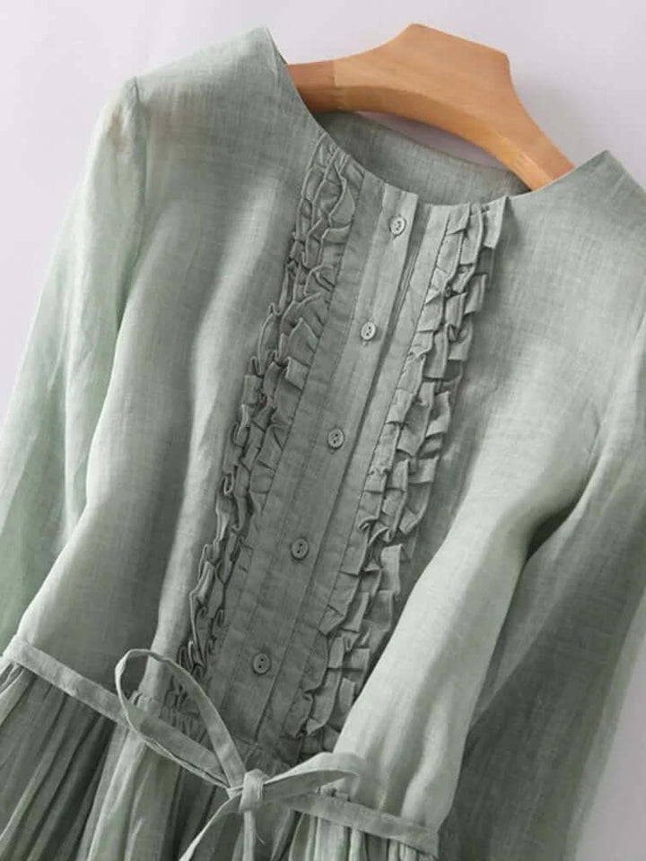 Women's Cotton Linen Dress