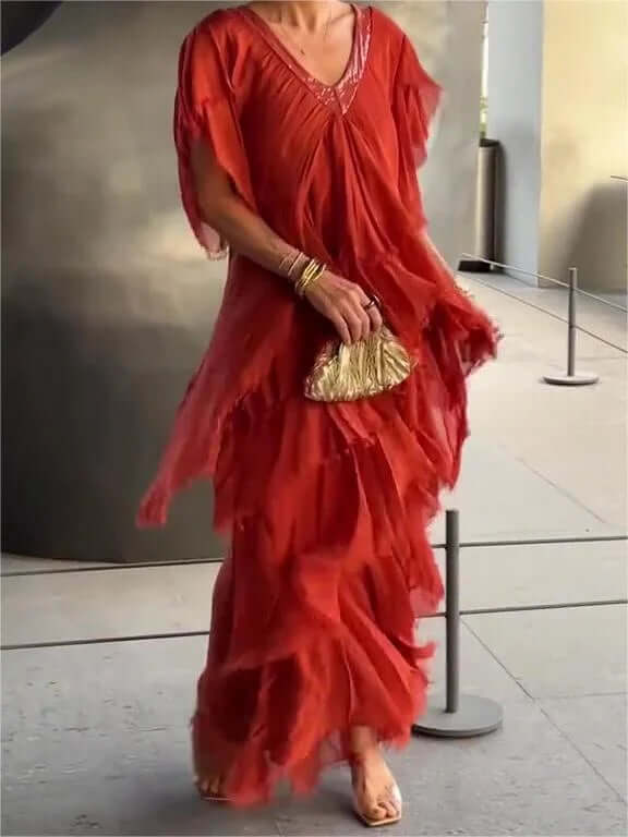 Women's Summer Dress with Sleeves