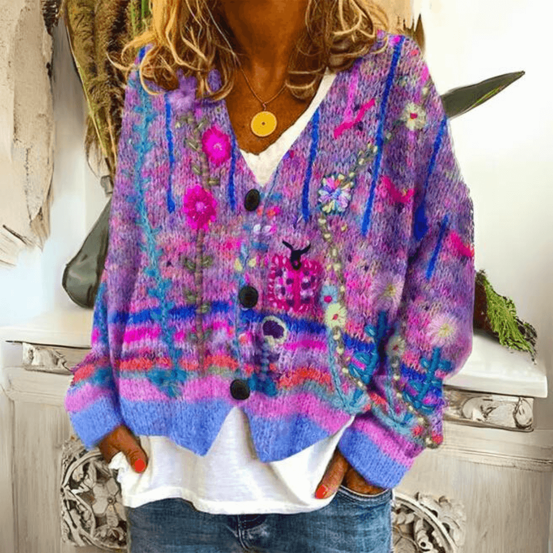 Soft Cashmere Knit Cardigan