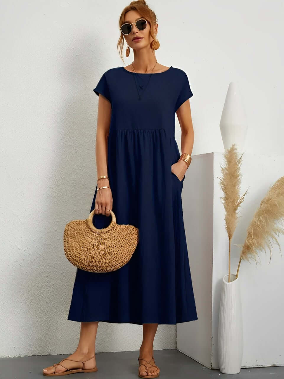 Summer Cotton Dress - Breathable & Comfortable