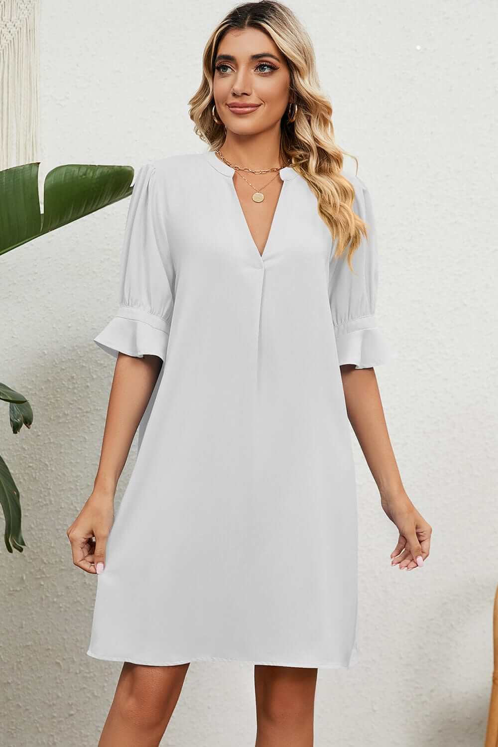 Women's Casual Summer Dress - Slim Fit