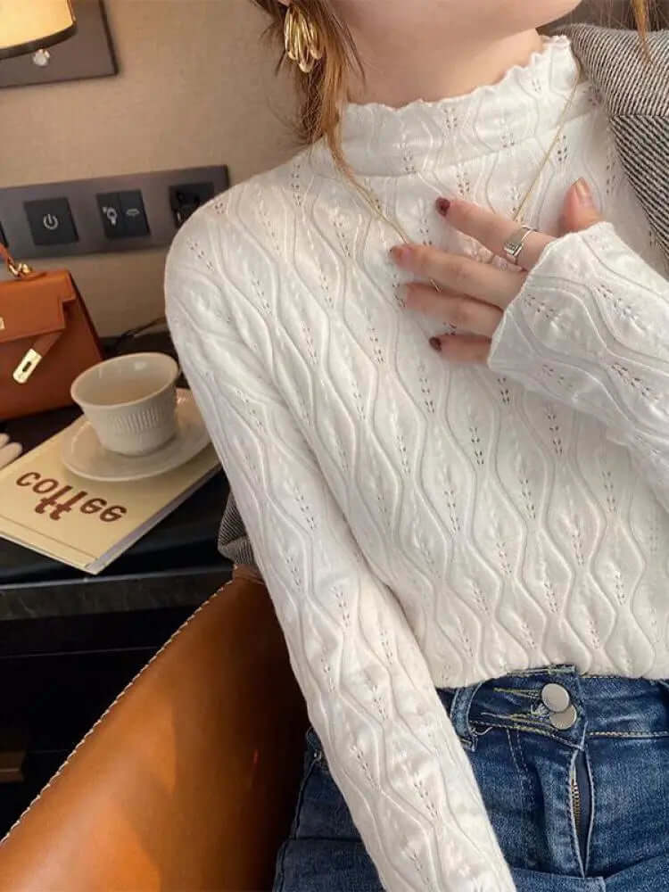 Women's Cashmere Slim Fit Thermal Undershirt