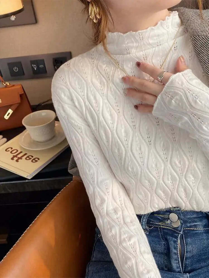 Women's Cashmere Slim Fit Thermal Undershirt