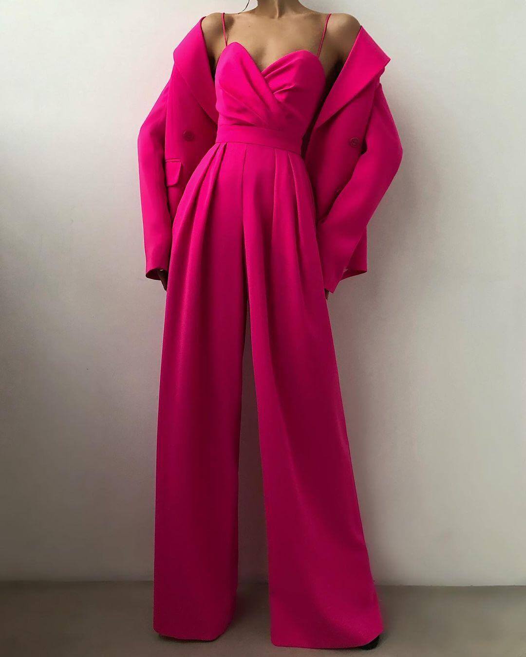 Women's Elegant High-Waist Jumpsuit