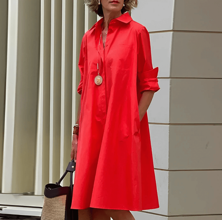 Stretch Fit Polo Dress