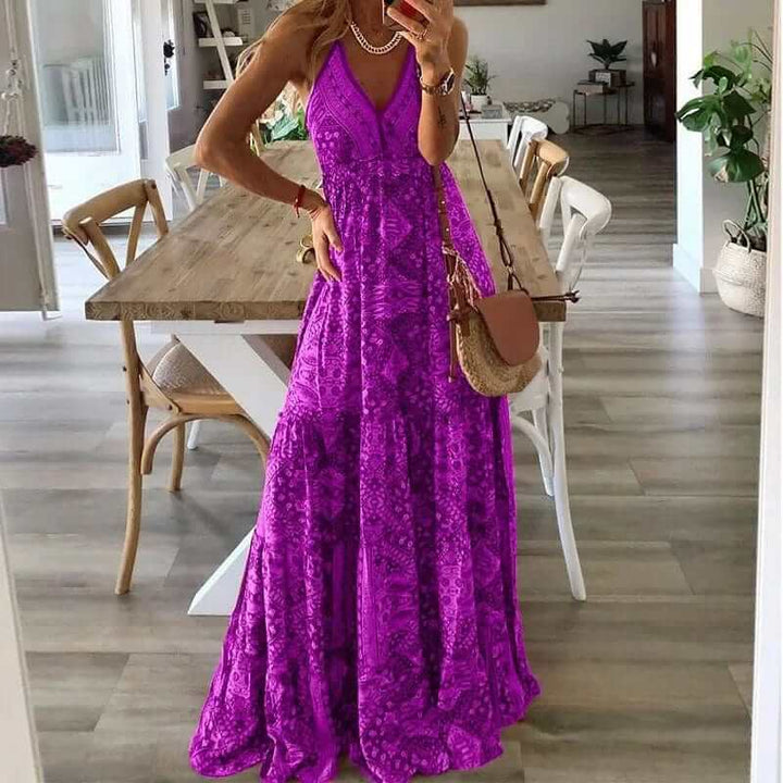 Women's Boho Maxi Dress