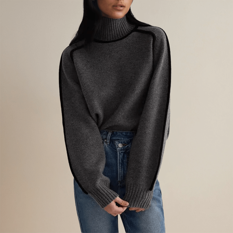 Women's Roll Collar Sweater