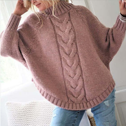 Women's Oversized Batwing Sleeve Jumper