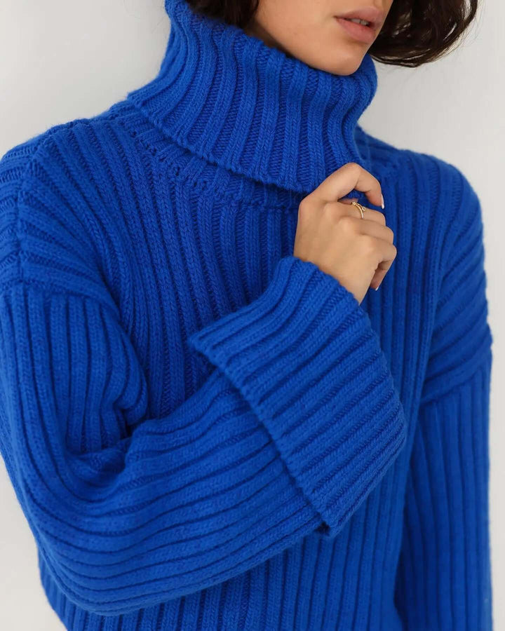 Women's Winter Long Sleeve Knitted Pullover Sweater
