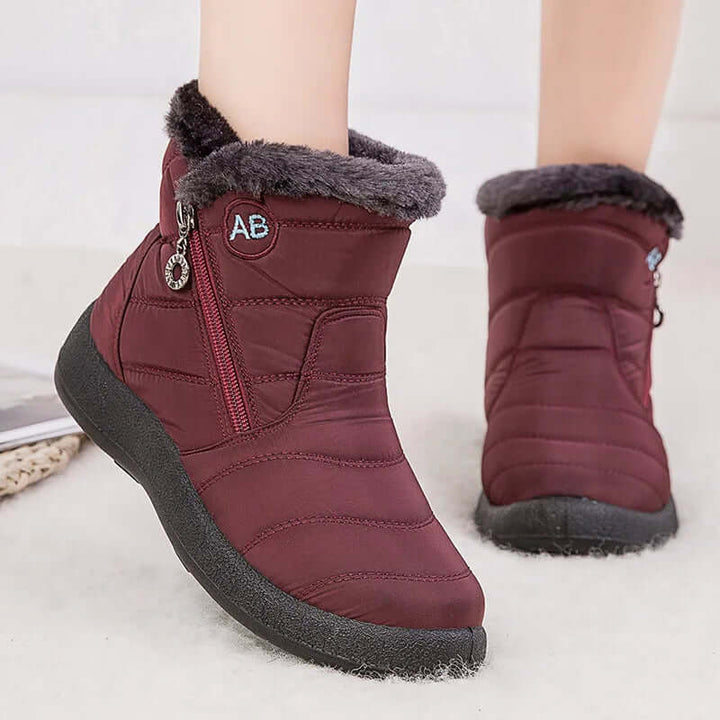 Women's Fur-Lined Casual Ankle Boots