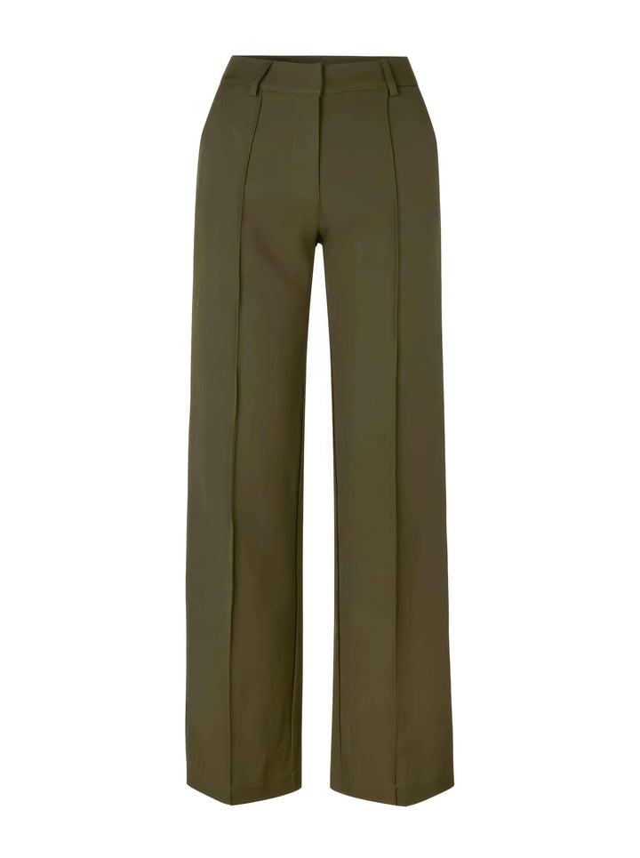 Women's Elegant High-Waisted Trousers