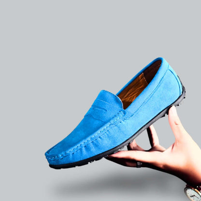 Men's Suede Slip-On Loafers