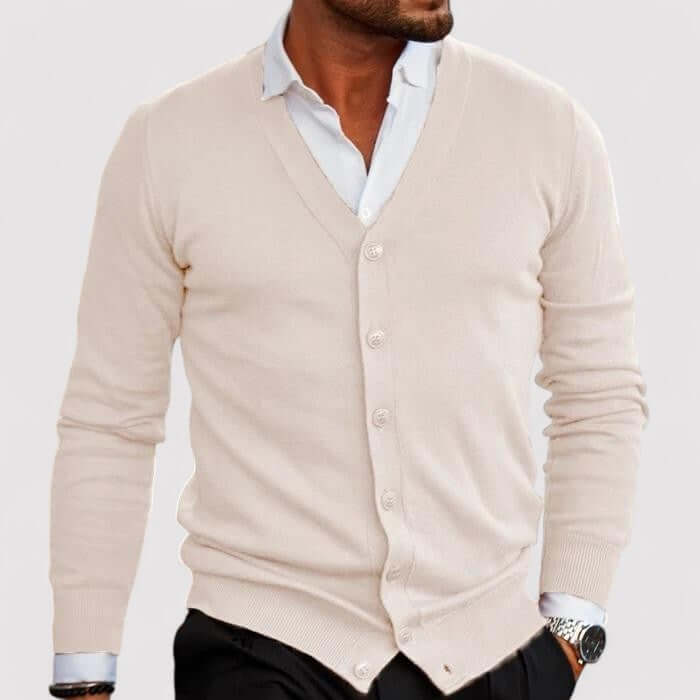 Men's Knitted Cardigan Sweater