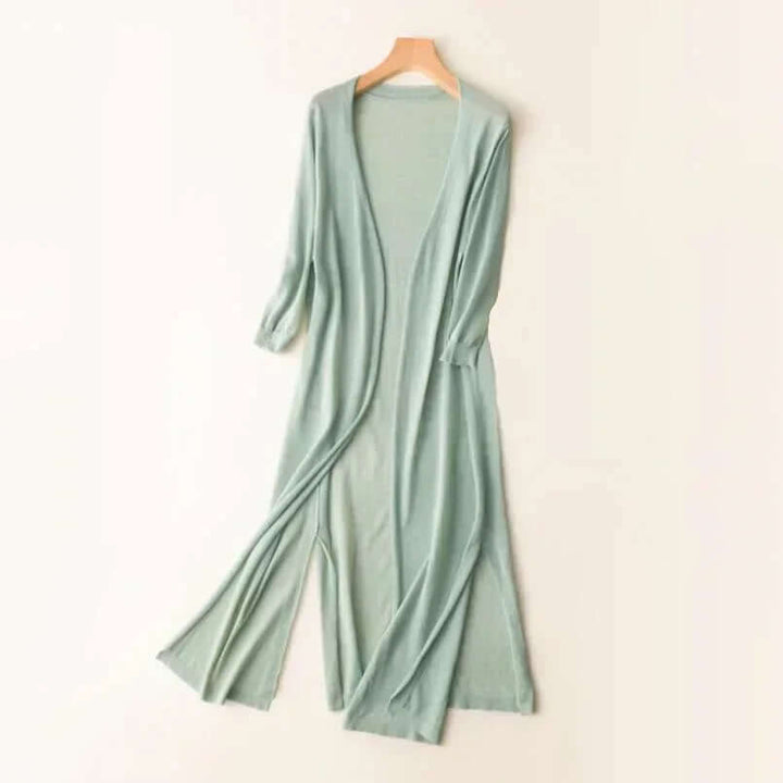 Women's Knitted Long Cardigan Sweater