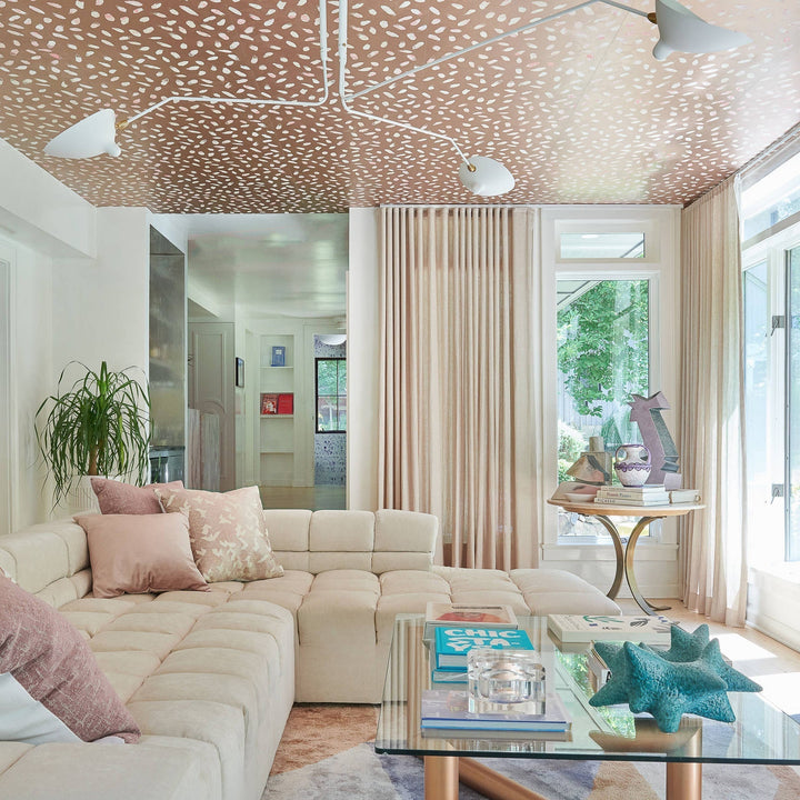 "Adjustable ceiling light with multiple arms, minimalist design, ideal for modern interiors, made of steel and aluminium."