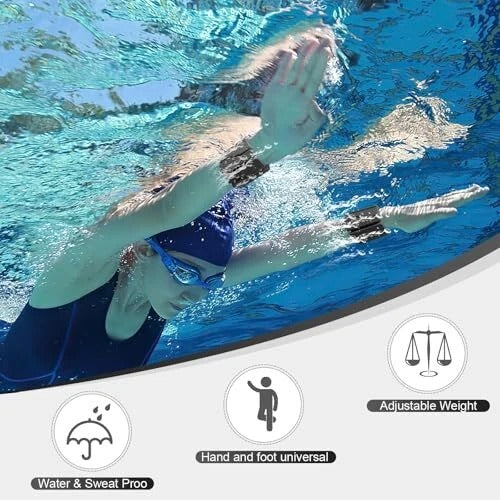 "Adjustable silicone wrist and ankle weights for women, sleek and stylish design, wearable as fitness bracelets."