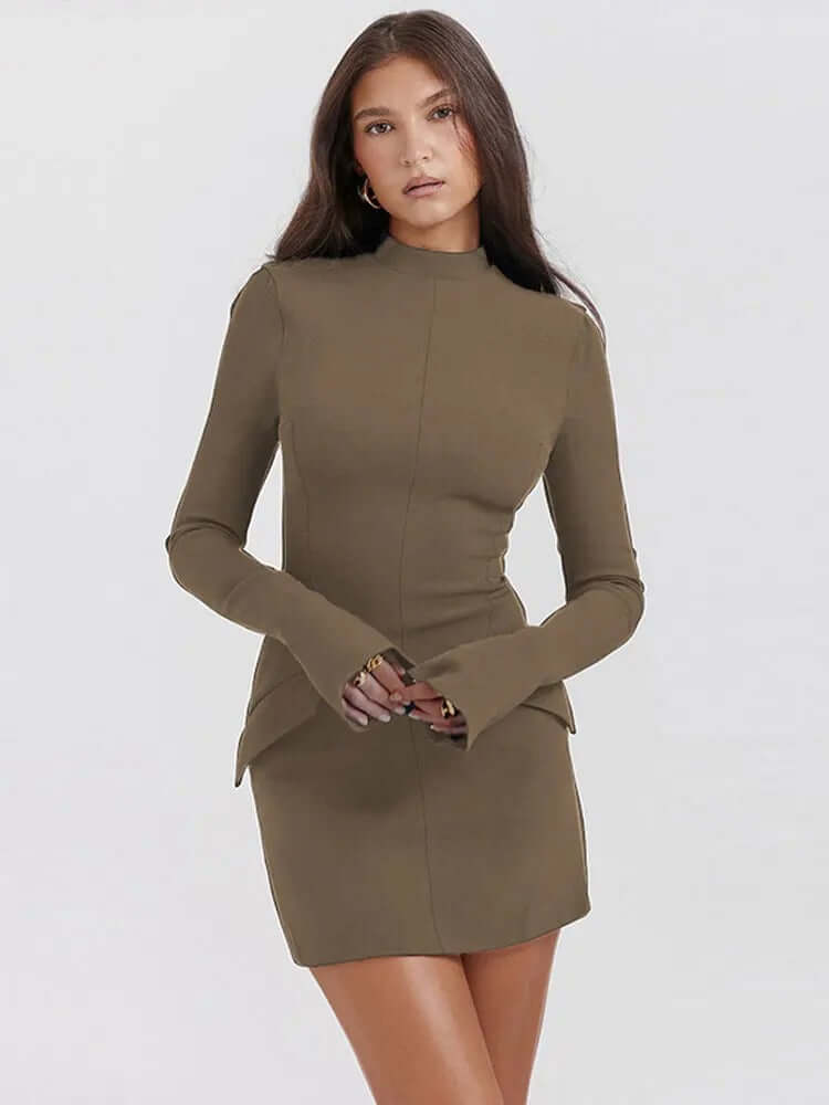 Women's Turtleneck Sweater Dress