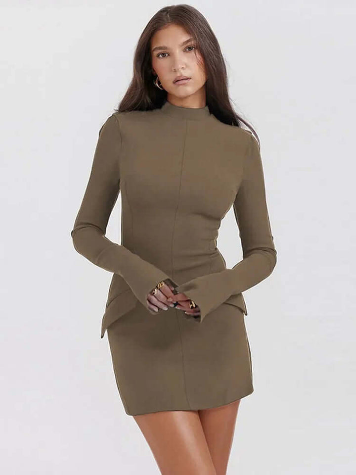 Women's Turtleneck Sweater Dress