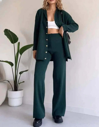Women's Knitted Two-Piece Set