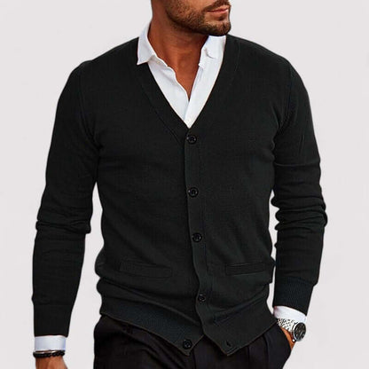 Men's Knitted Cardigan Sweater