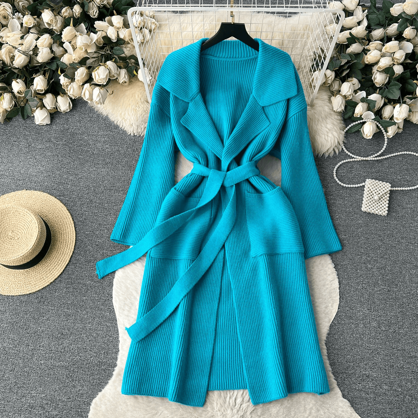 Women's Long Knit Cardigan