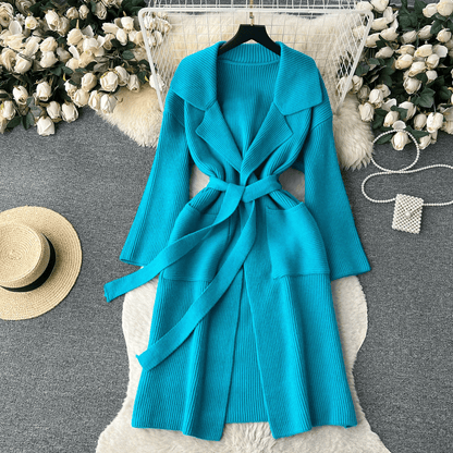 Women's Long Knit Cardigan