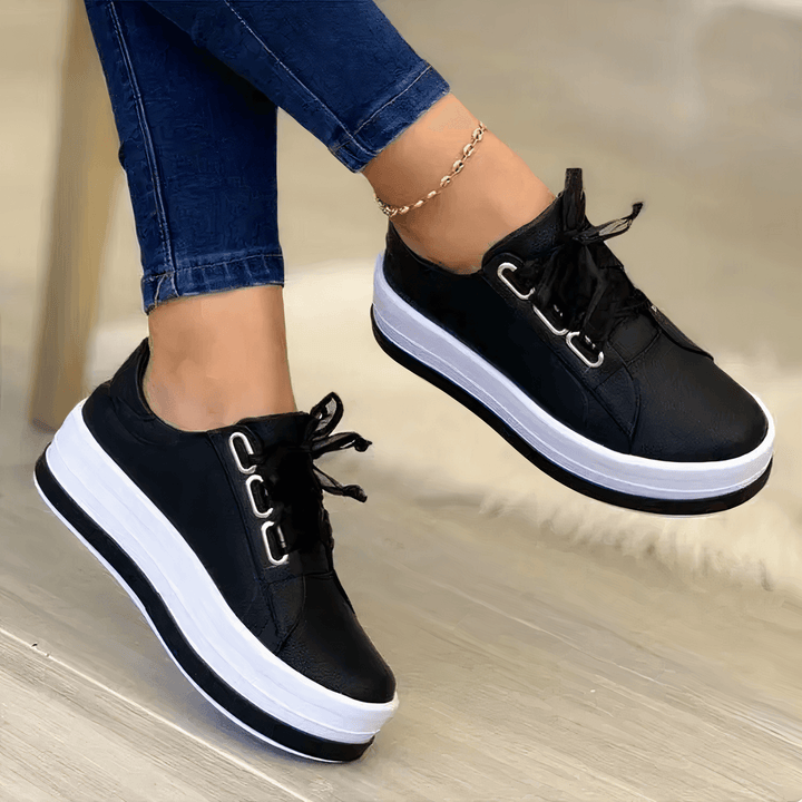 Women's Retro Sneakers - Gold, Rose Gold, Silver, Black