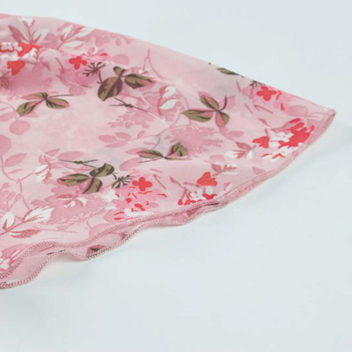 Floral Print Mini Dress - Summer Dress