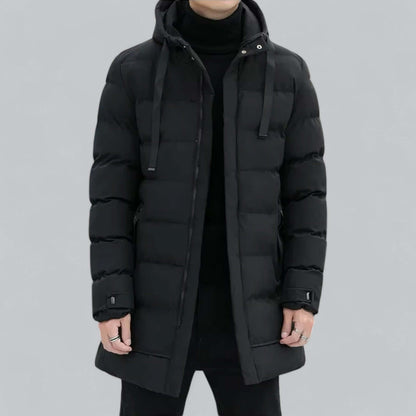 Longline Padded Winter Parka Coat