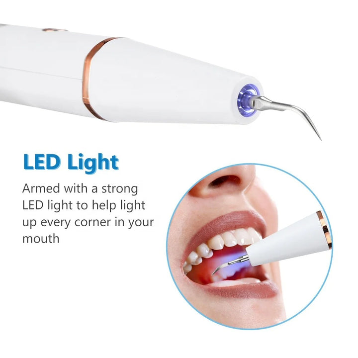 Ultrasonic Plaque Remover - Deep Teeth Cleaning Device