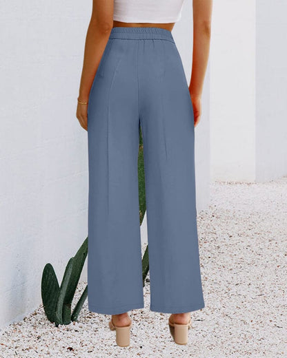 Women's Elegant Wide-Leg Trousers