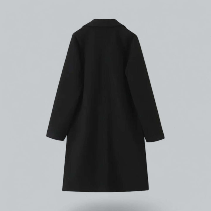 Women's Elegant Open Front Trench Coat