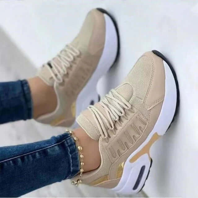Women's Breathable Lace-Up Trainers