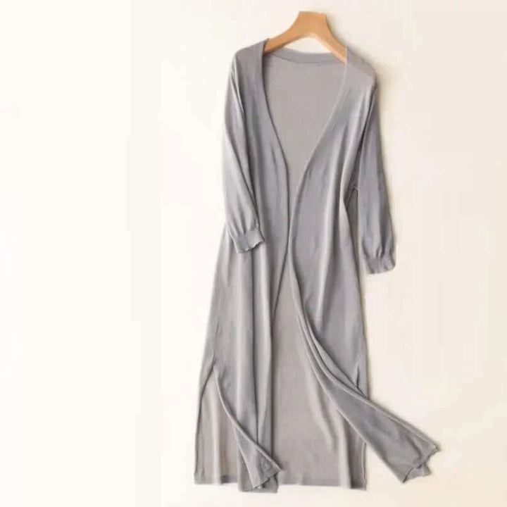 Women's Knitted Long Cardigan Sweater
