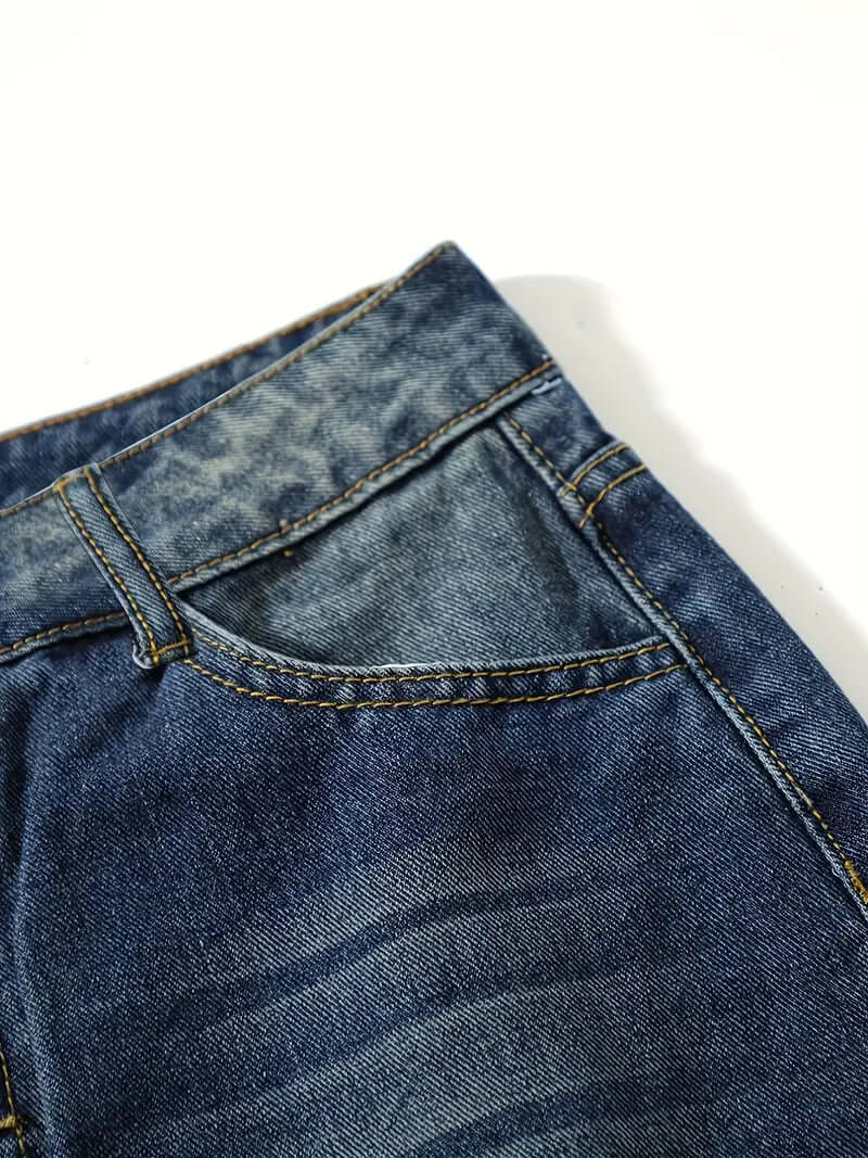 Women's High-Waisted Loose Denim Jeans