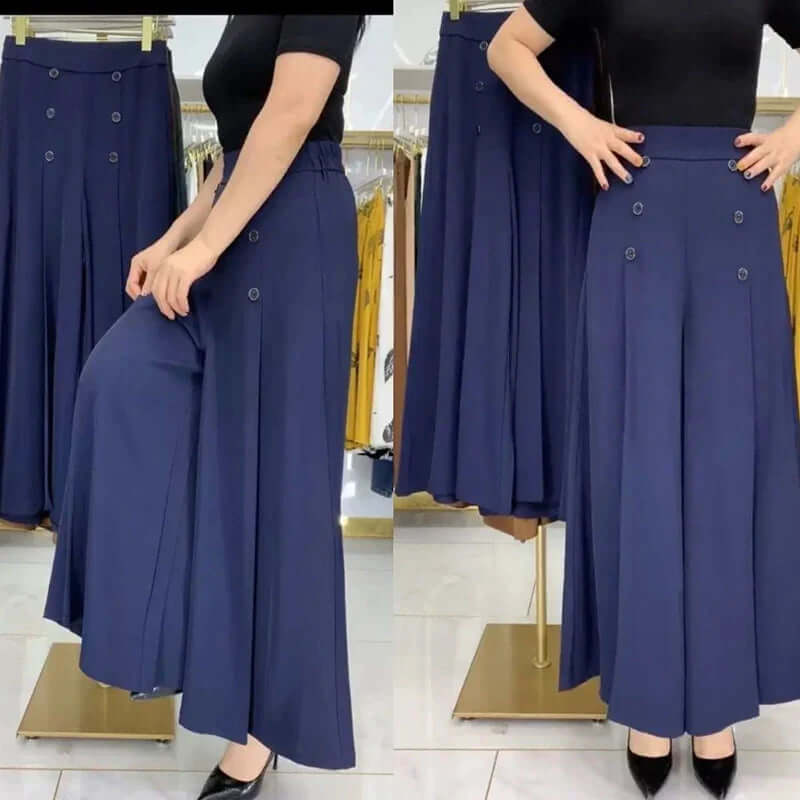 Elegant Flare Trousers - Wide Leg Style
