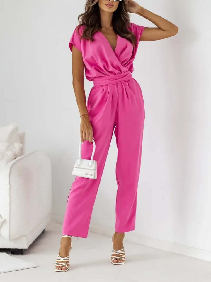 Tailored Wrap Jumpsuit