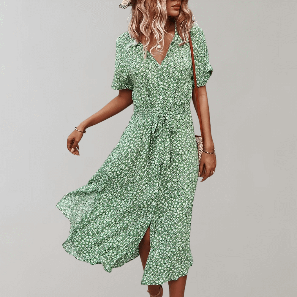 Summer Midi Dress - Polyester