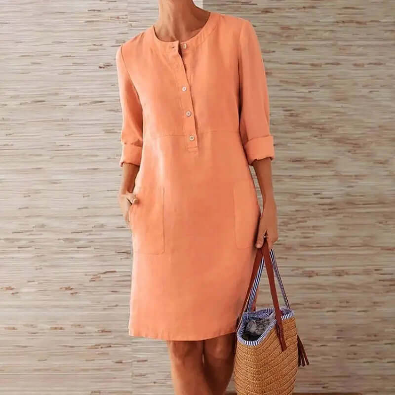 Women's Button-Up Midi Dress