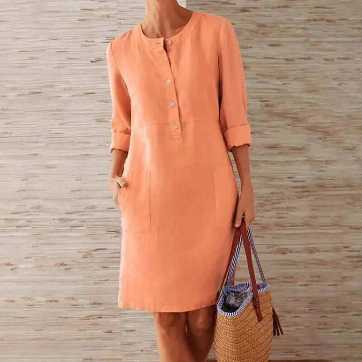 Women's Button-Up Midi Dress
