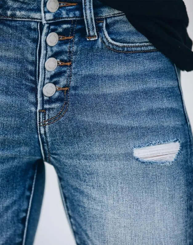 Women's Slim Fit Ripped Jeans