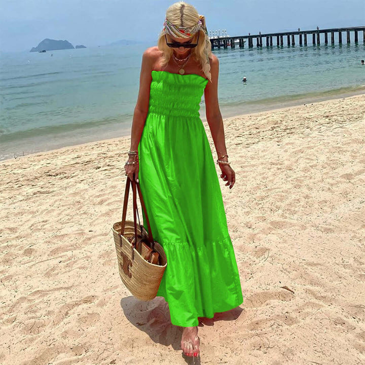 Summer Maxi Dress = Casual Tube Style