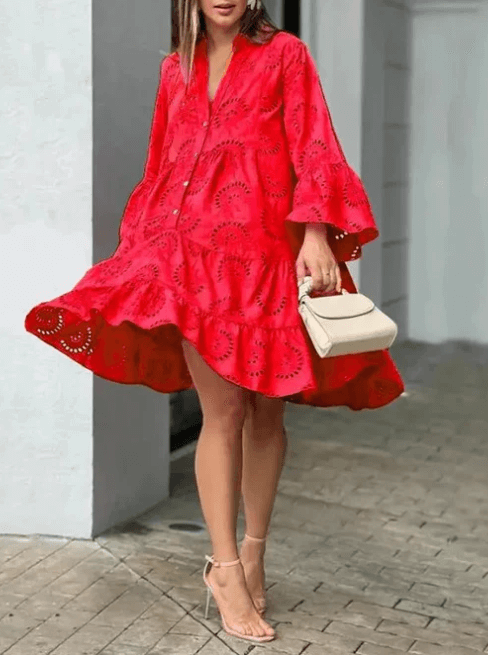Women's Summer V-Neck Dress