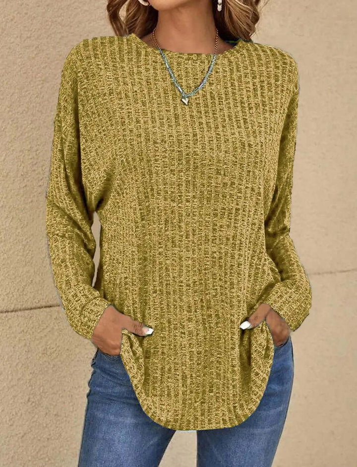 Women's Knitted Stretchy Casual Top